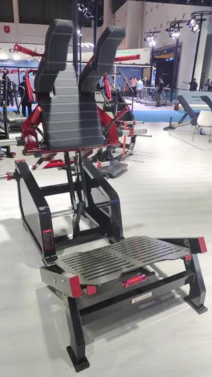 Коммерческое оборудование для тренажерных залов Тренажер для силовых мышц с нагрузкой дисками Маятник для приседаний Жим ногами Тренажер для приседаний